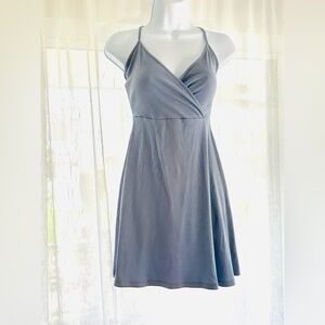 Elegant Baby Blue Women's Dress Small